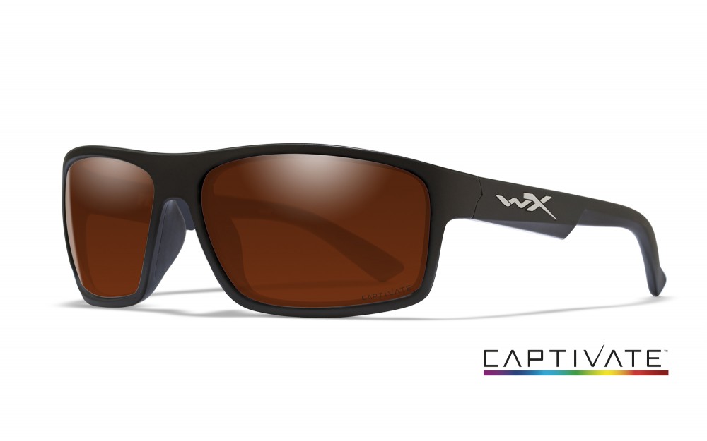PEAK Captivate™ Polarized Copper Matte Black Frame Wiley X           