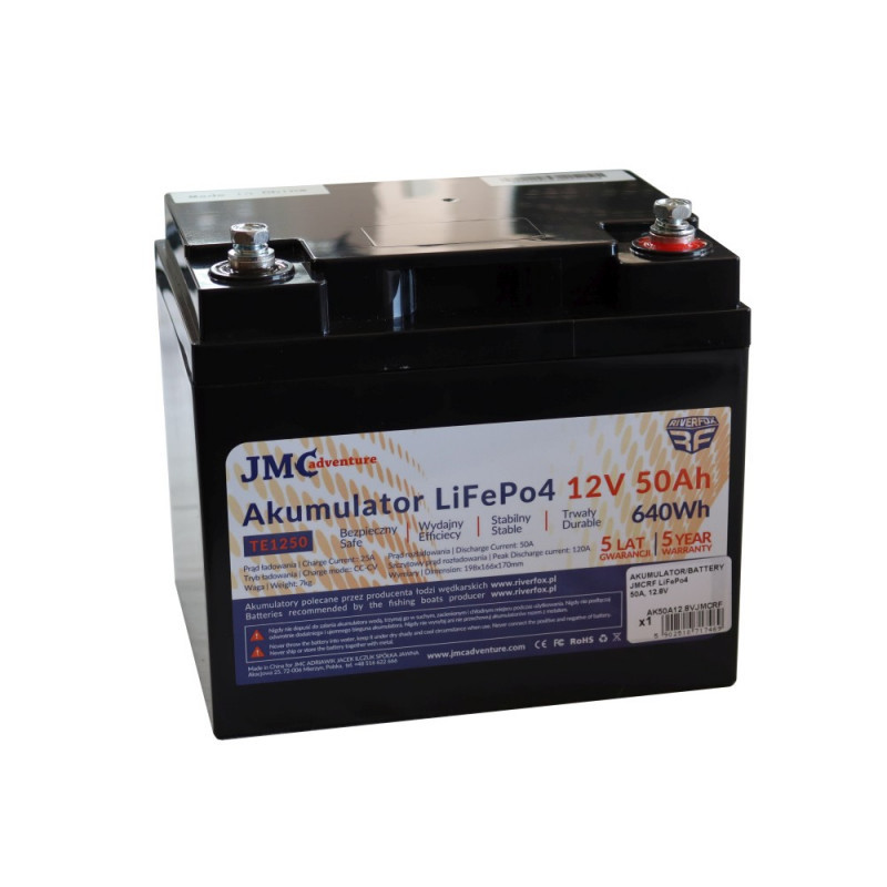 AKUMULATOR JMC LIFEPO4 50AH 12V BLUETOOTH