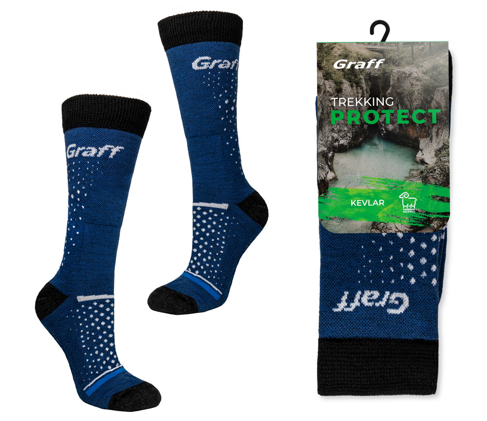 Skarpetki z wełny Merino Trekking Protect 060