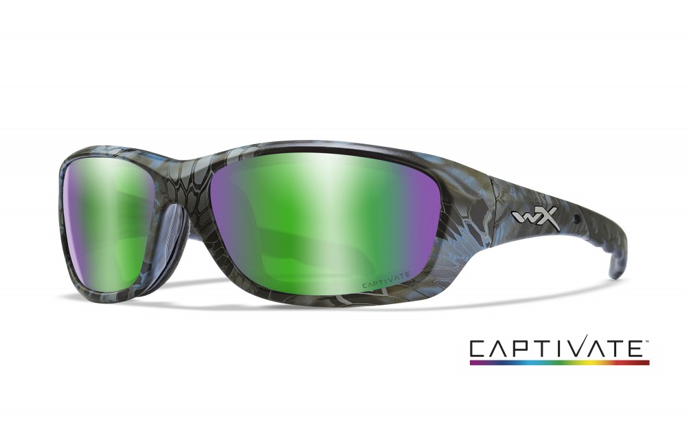 GRAVITY Captivate™ Polarized Green Mirror Kryptek Neptune Frame