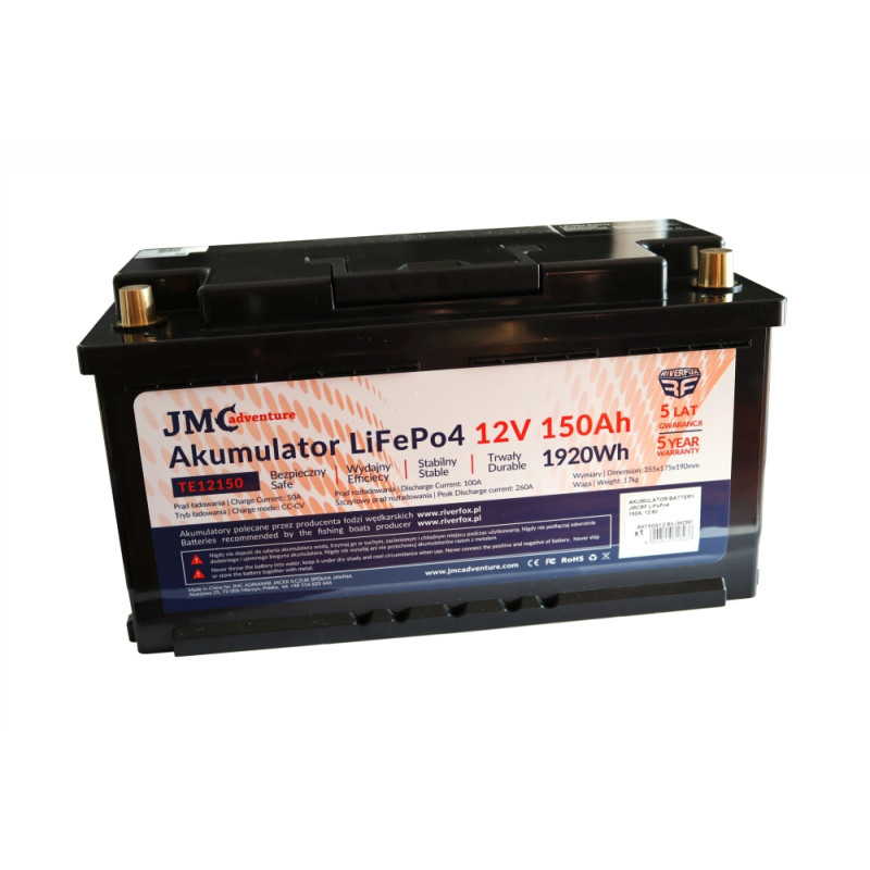 AKUMULATOR JMC LIFEPO4 150AH 12V BLUETOOTH