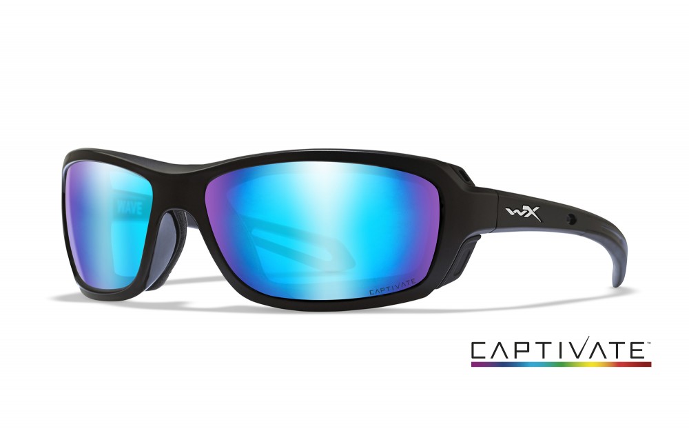 WAVE Captivate™ Polarized Blue Mirror Matte Black Frame