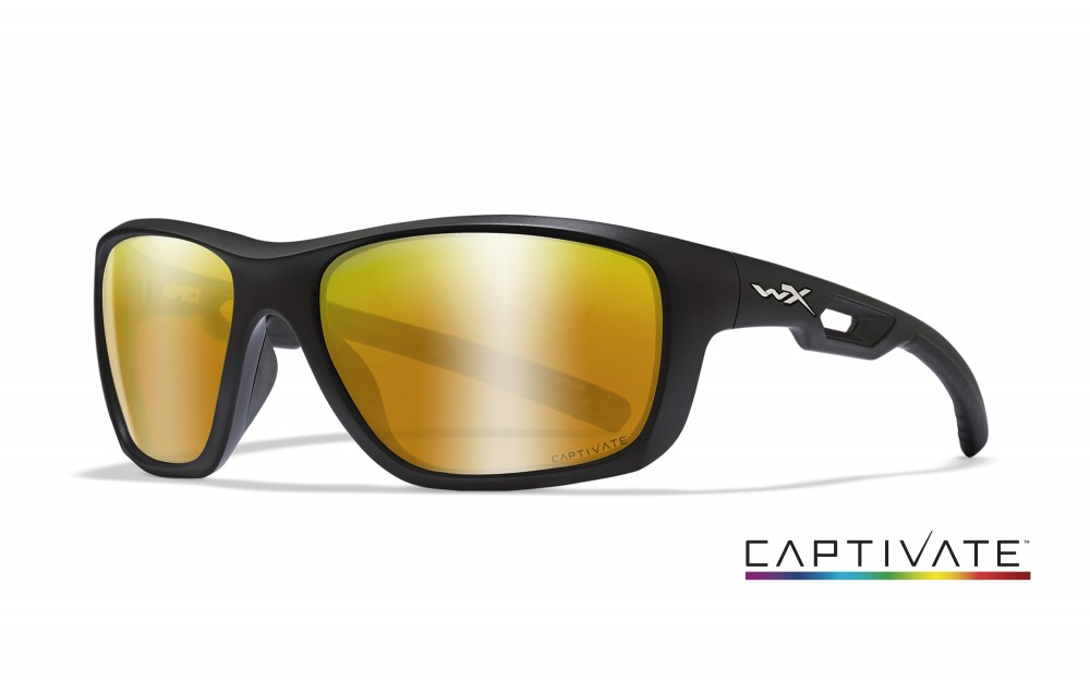 ASPECT Captivate™ Polarized Bronze Mirror Matte Black Frame
