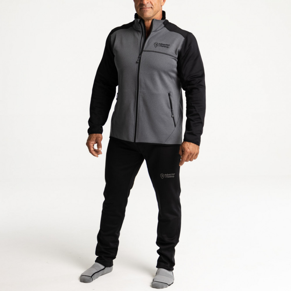Męska ciepła bluza PROSTRETCH Titanium & Black