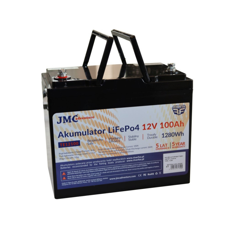 AKUMULATOR JMC LIFEPO4 100AH 12V BLUETOOTH